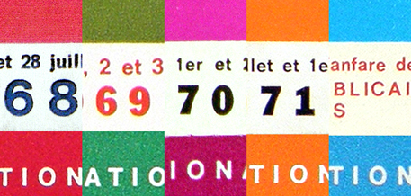 CHN Tramelan, Farben 1968–72